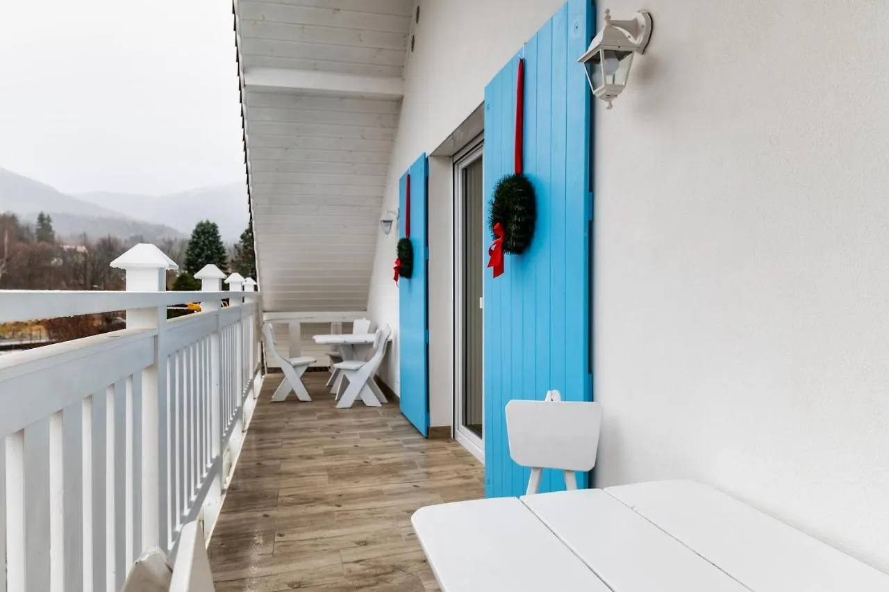 Apartmán Apt Fiona1 Centrum700M Parking Bezplatny Monitorowany Salon Tv Sypialnia Tv Kuchnia Lazienka Rekuperacja Karpacz